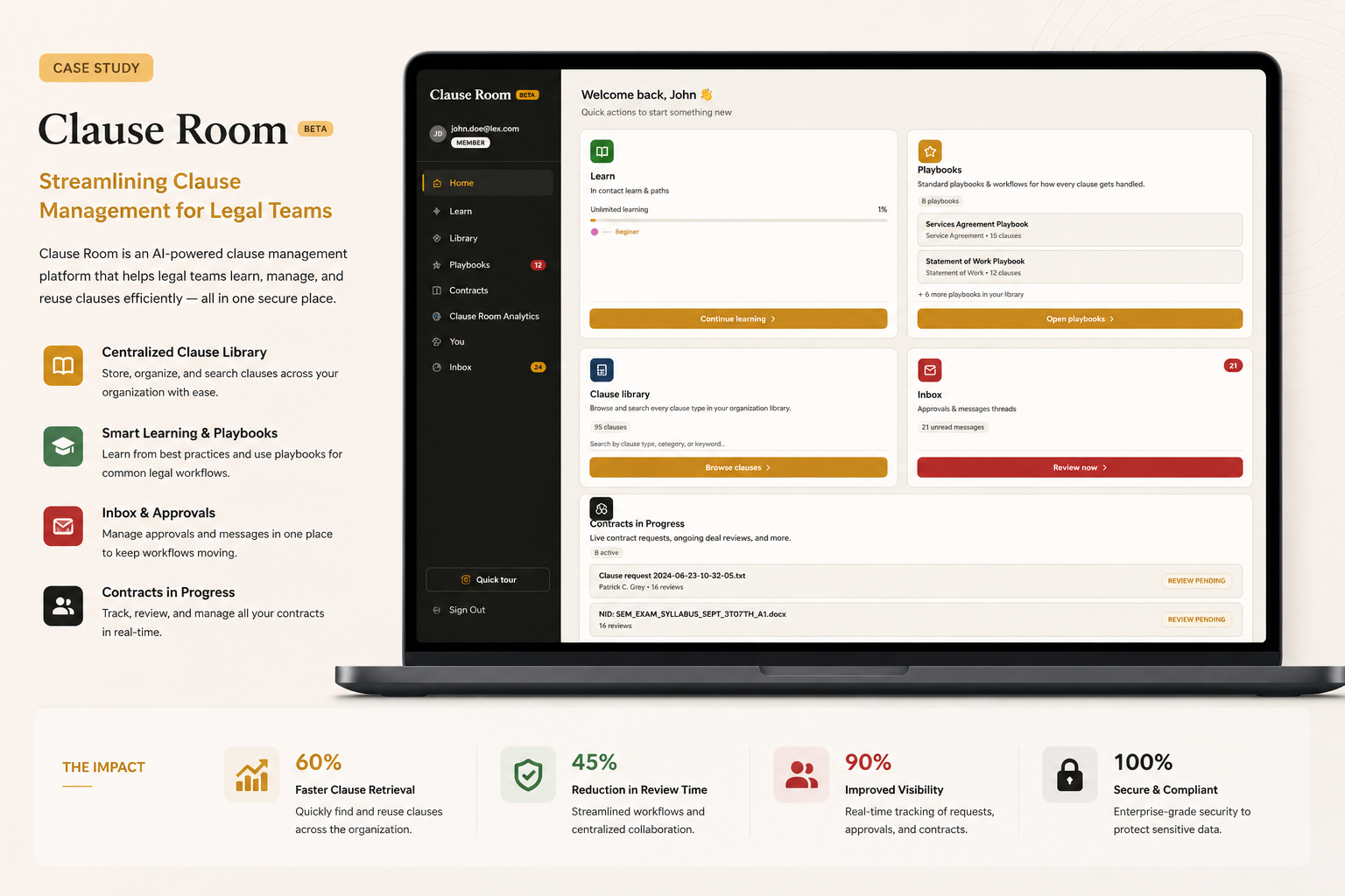 Clause Room: Streamlining Clause Management for Legal Teams